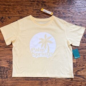 NWT Palm Springs Light Yellow Kids T-Shirt
